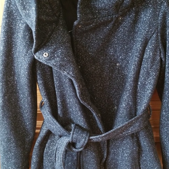 Details Intl. Black speckled hooded coat - Picture 6 of 8